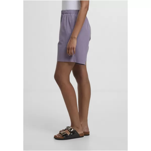  Pantaloni scurți de damă URBAN CLASSICS TB8180 PURPURIU PRAF 