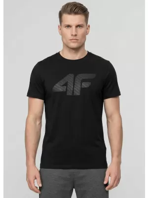 Tricou pentru bărbați 4F WMM00TTSHM3342 NEGRU ADÂNC