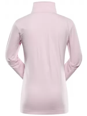Tricou pentru copii cu uscare rapidă ALPINE PRO STANSO LILIAC DESCHIS VARIANTA PE