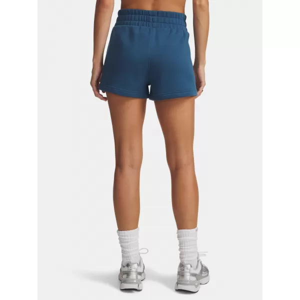  Pantaloni scurți de damă UNDER ARMOUR ICON FLC NOV SHORT 6010982-498 ALBASTRU 