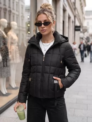 Geaca de dama DSTREET TY5857 NEGRU