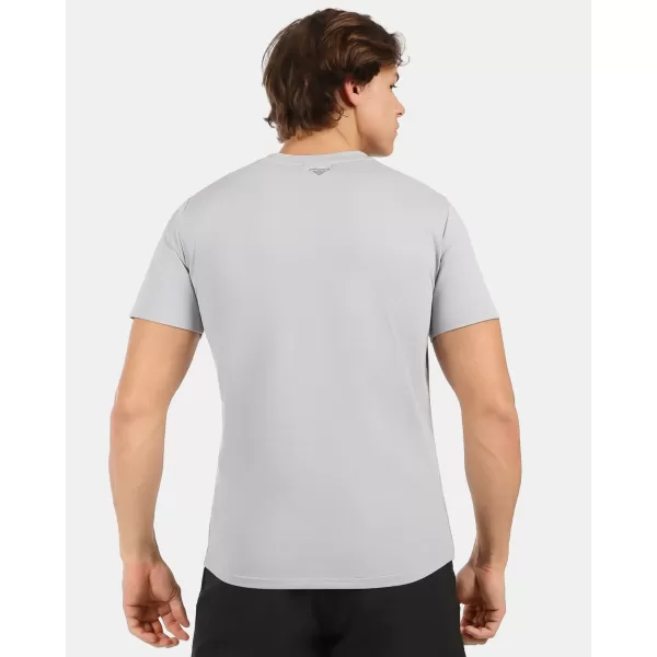  Tricou funcțional pentru bărbați KILPI DIXIE-M 1M0303KI GRI DESCHIS 