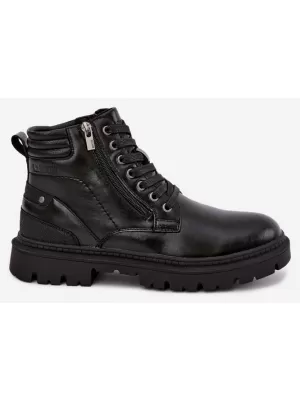 Botine pentru bărbați BIG STAR SHOES UU174242 NEGRU