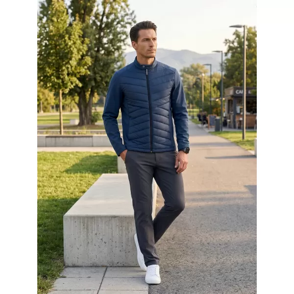  Jachetă hibridă pentru bărbați MALFINI PREMIUM CROSS 555 ALBASTRU MARIN 