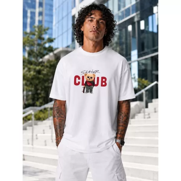 Tricou pentru bărbați DSTREET NX1031R-WH-O ALB 