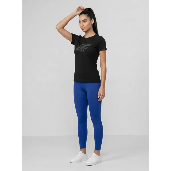  Tricou pentru femei 4F WMM00TTSHF3309 NEGRU ADÂNC 