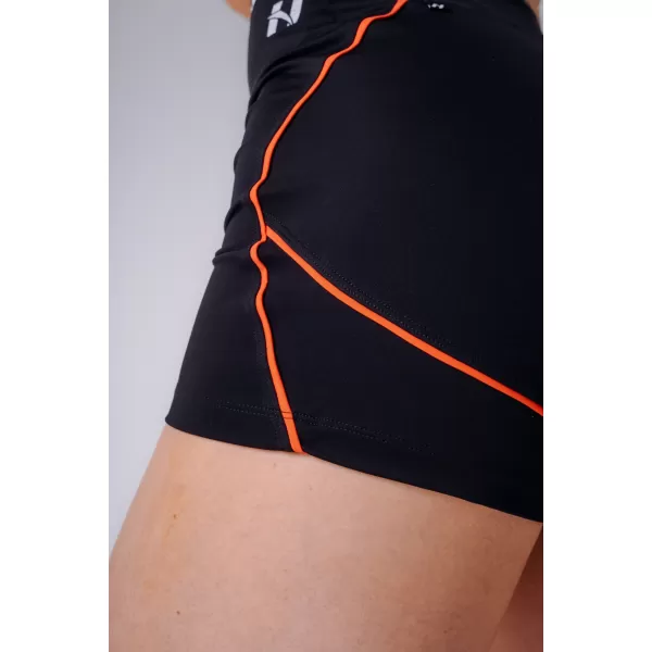  Pantaloni scurți de damă NEBBIA OLYMPIA HIGH-WAIST 937 NEGRU 