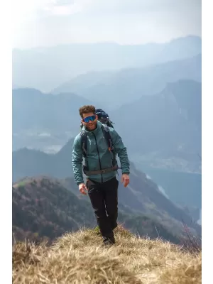 Jachetă softshell impermeabilă pentru bărbați NORDBLANC EXPEDITIOUS NBSSM8323 VERDE