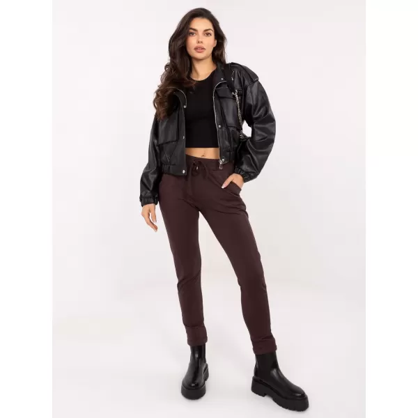  Pantaloni de trening pentru femei BASIC FEEL GOOD RV-DR-3589.05X MARO ÎNCHIS 