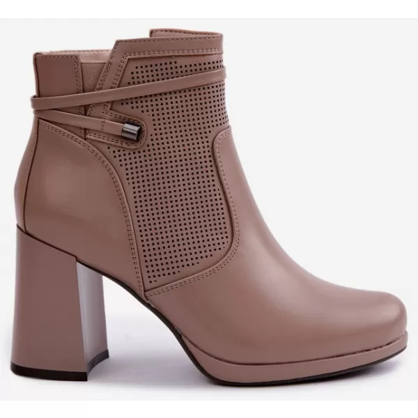  Botine de dama BOTO FAF125B-2 MARO 