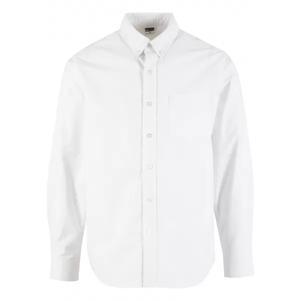  Cămașă pentru bărbați URBAN CLASSICS TB8094 ALB 