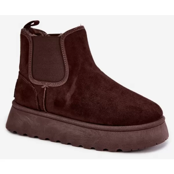  Pantofi de dama BIG STAR SHOES UU274174 UMBRE MARO/BEJ 