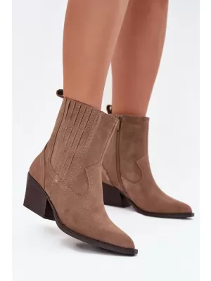 Botine de dama BOTO NC1339K/6350 KAKI