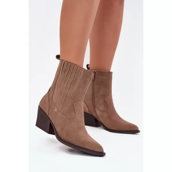  Botine de dama BOTO NC1339K/6350 KAKI 