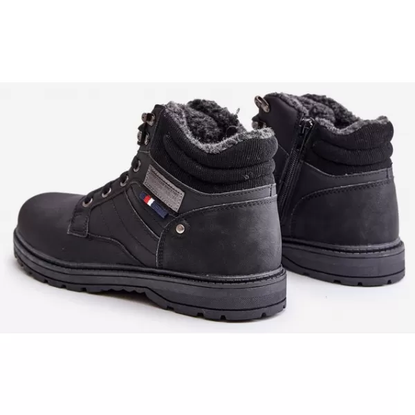  Pantofi pentru bărbați BOTO 23MN03-6610 NEGRU 