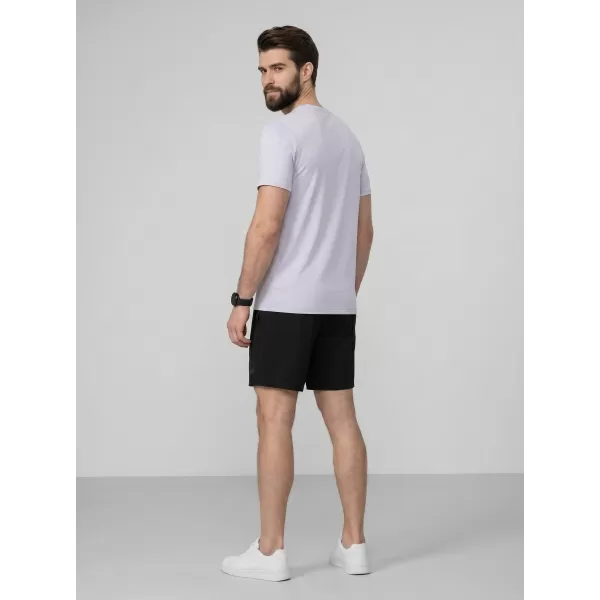  Tricou pentru bărbați 4F WAW25TTSHM2373 APROAPE ALB 