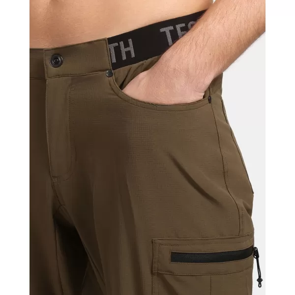  Pantaloni scurți pentru bărbați KILPI ASHER-M 1M0409KI KAKI 