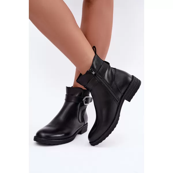  Pantofi de dama SERGIO LEONE BT-43-S NEGRU 