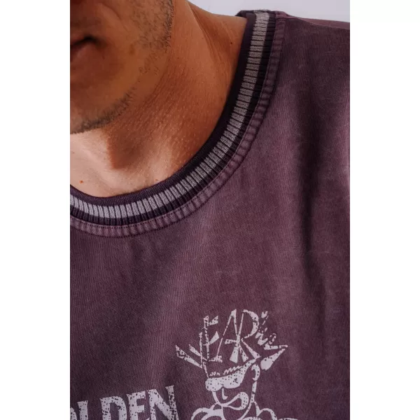  Tricouri pentru bărbați NEBBIA OLYMPIA HEAVYWEIGHT COTTON 941 CLARET 