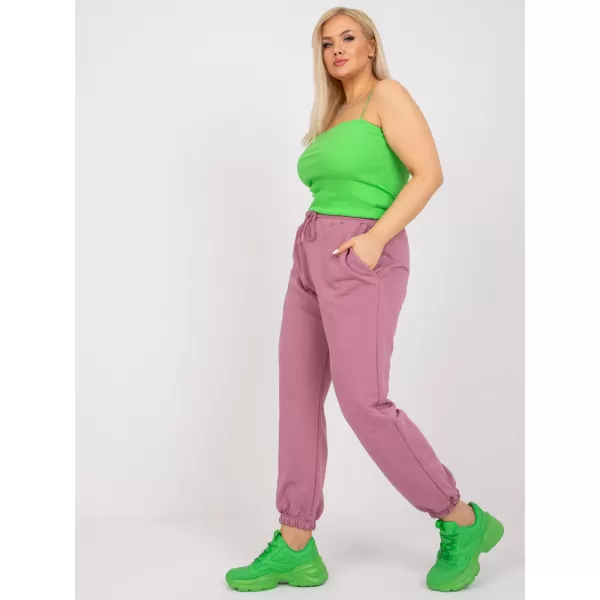  Pantaloni de trening pentru femei BASIC FEEL GOOD RV-DR-6331.86 ROZ ÎNCHIS 