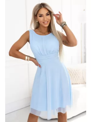 Rochie NUMOCO 676-1 ALBASTRU DESCHIS