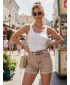 Pantaloni scurți de damă DSTREET SY0554 BEJ