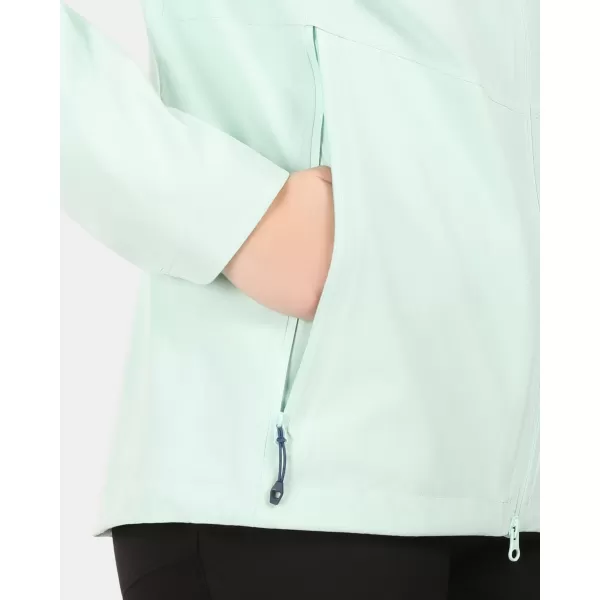  Jachetă hardshell pentru femei KILPI HURRICANE-W 1L0103KI MENTĂ 