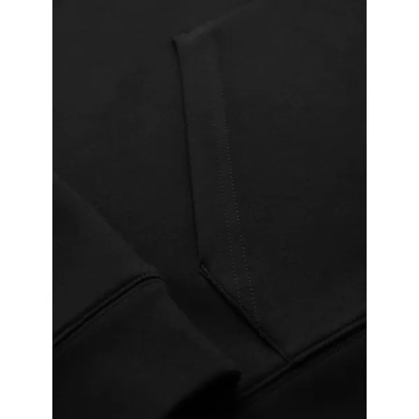  Hanorac pentru bărbați OMBRE OM-SZBC-0196 NEGRU 