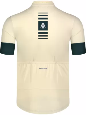 Tricou de ciclism pentru bărbați NORDBLANC STEER NBSMF8080 BEJ