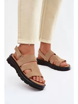 Sandale de dama BIG STAR SHOES TT274482 BEJ
