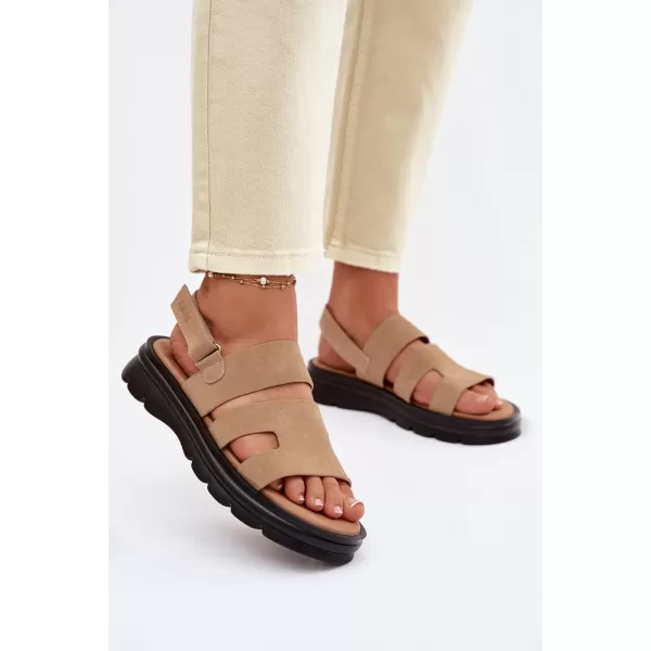  Sandale de dama BIG STAR SHOES TT274482 BEJ 