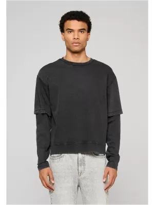 Tricou pentru bărbați URBAN CLASSICS TB8410-00007 NEGRU