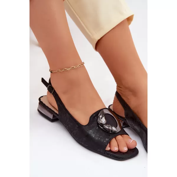  Sandale de dama S.BARSKI KV61-6024 NEGRU 