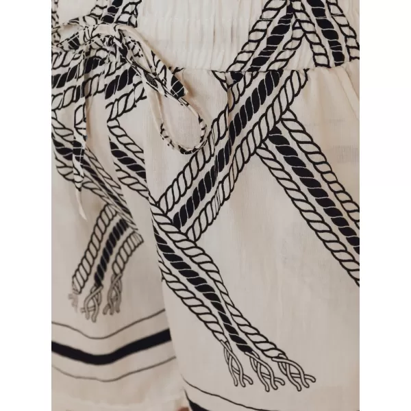  Pantaloni scurți de damă DSTREET SY0539 ALB 