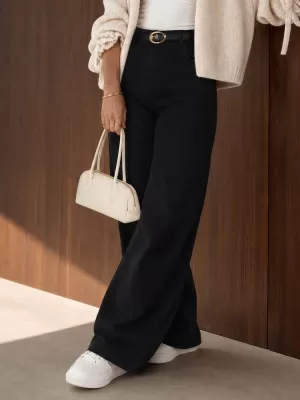 Pantaloni de dama DSTREET UY3176 NEGRU
