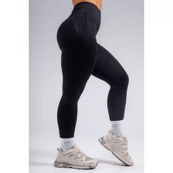  Jambiere extra push-up cu talie înaltă NEBBIA PRIMAL 850 NEGRU 