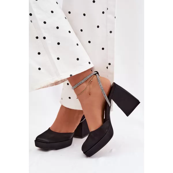  Sandale de dama BOTO H-8 NEGRU 