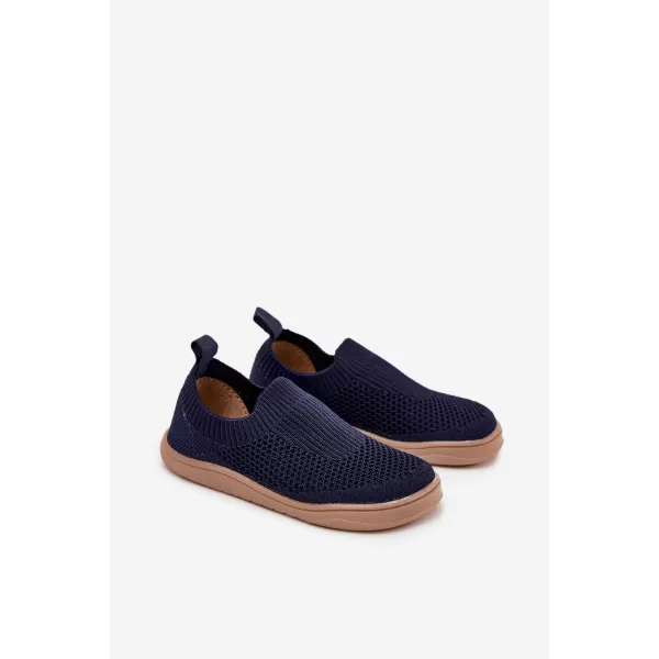  Pantofi pentru copii MILAMI BF-KNIT/66 ALBASTRU 