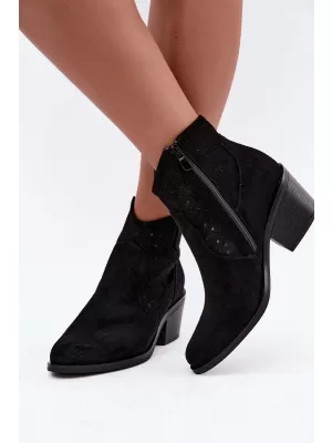 Pantofi de dama S.BARSKI HY62-8147 NEGRU