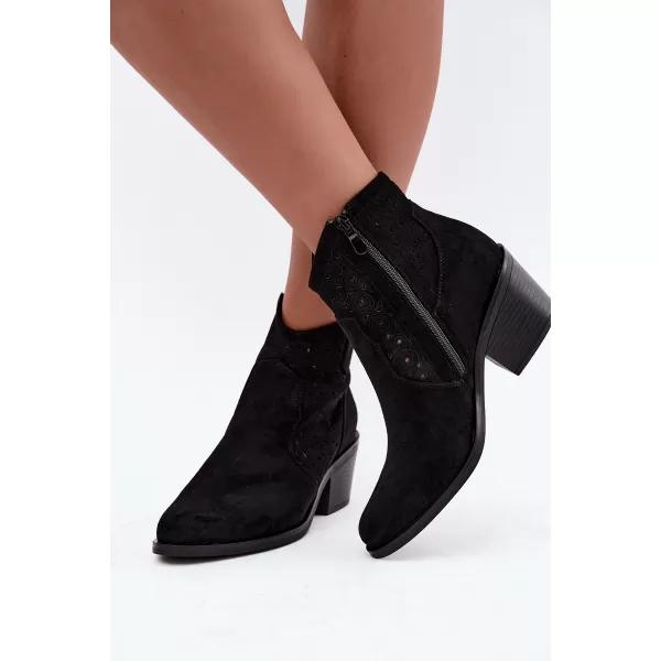  Pantofi de dama S.BARSKI HY62-8147 NEGRU 