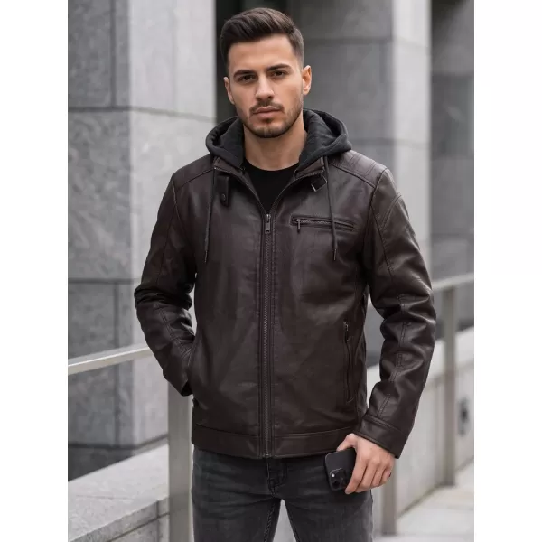  Jachetă pentru bărbați DSTREET TX5148 MARO 