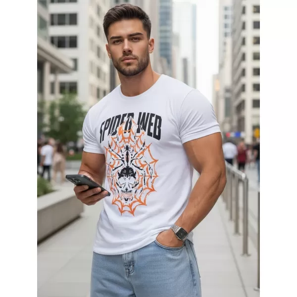  Tricou pentru bărbați DSTREET RX5263 ALB 