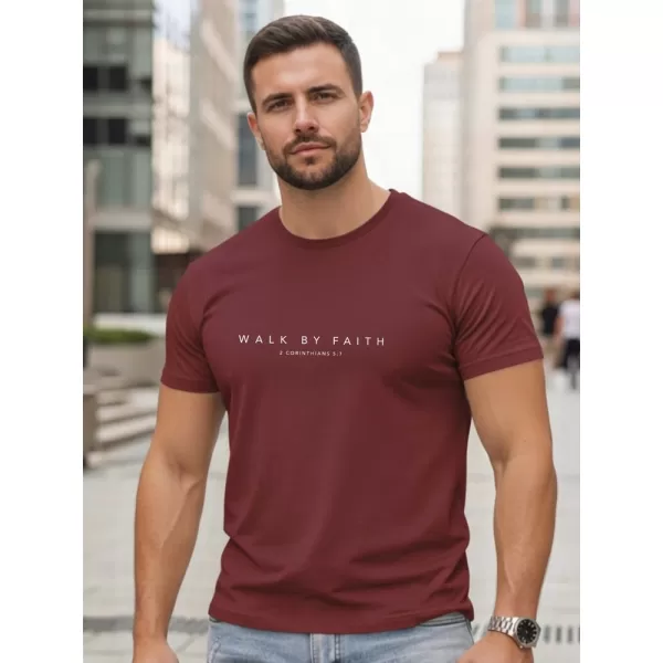  Tricou pentru bărbați DSTREET NX5123R-BU CLARET 
