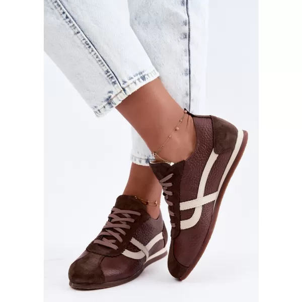  Adidași de damă ZAZOO N1402S2/ CIOCOLATĂ 