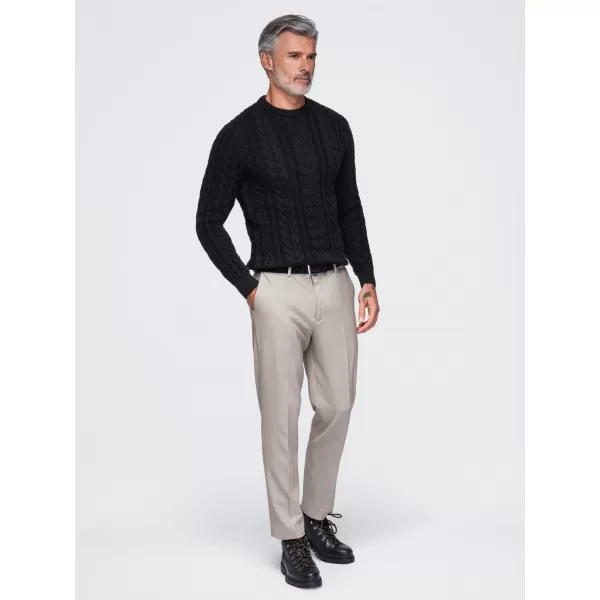  Pulover pentru bărbați OMBRE OM-SWSW-0191 NEGRU 