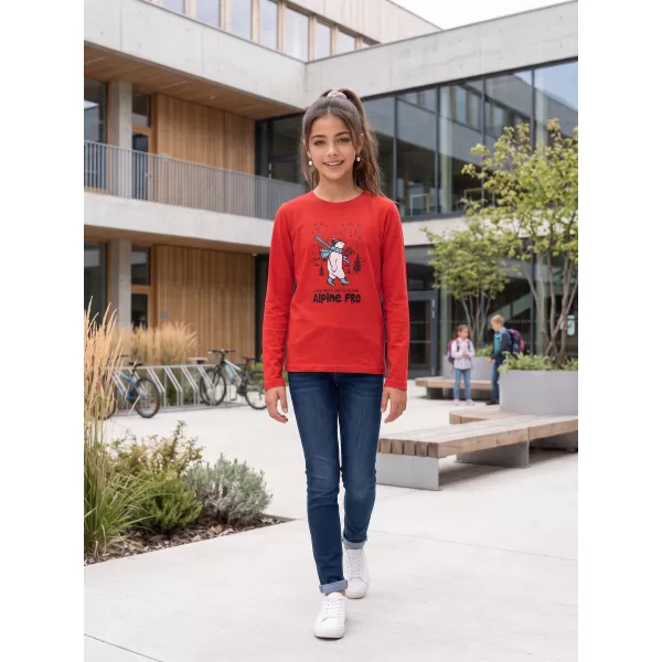  Tricou pentru copii ALPINE PRO ECCO 2 BARBADOS VARIANTA CIRESE PA 