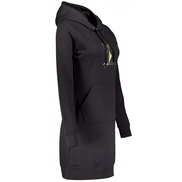  Hanorac prelungit dama ALTISPORT ALW091419 NEGRU SI AURIU 