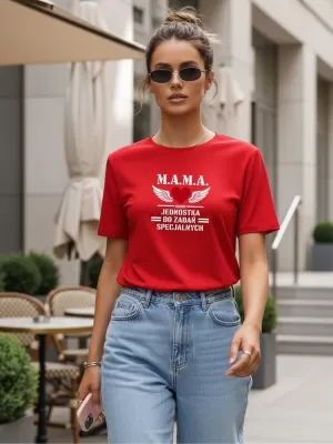 Tricou de damă DSTREET NX5026RY-RD ROŞU