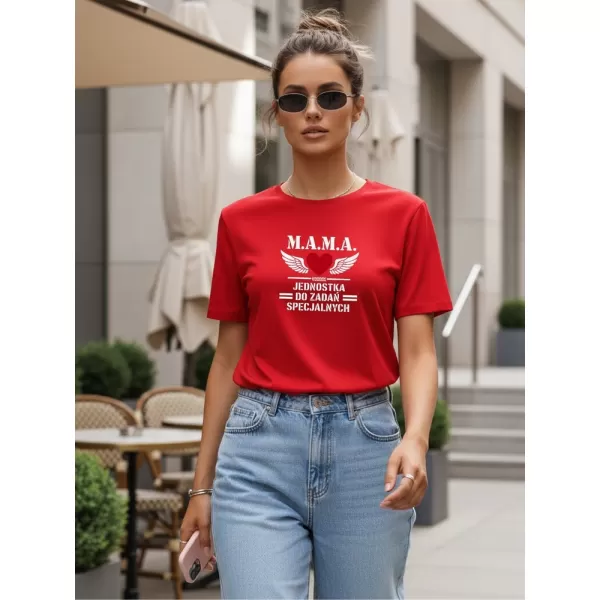  Tricou de damă DSTREET NX5026RY-RD ROŞU 