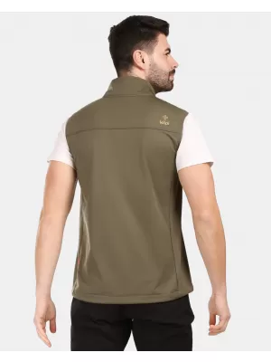 Vestă softshell pentru bărbați KILPI NOIL-M 1M0116KI KAKI